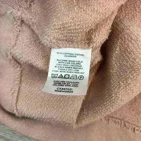 Loft Light Pink Ruffle Sleeve Long Sleeve Top Size L - Picture 6 of 8